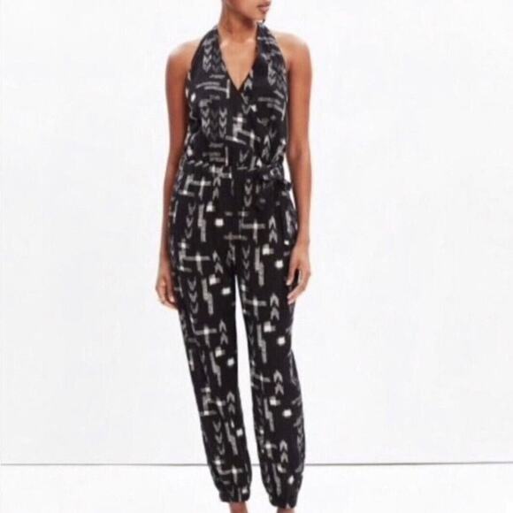 Madewell Pants - MADEWELL MAGDALENA‎ HALTER BACK JUMPSUIT SIZE XS